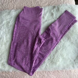 ALO Yoga Alo Soft Lavender Leggings and Bra Set